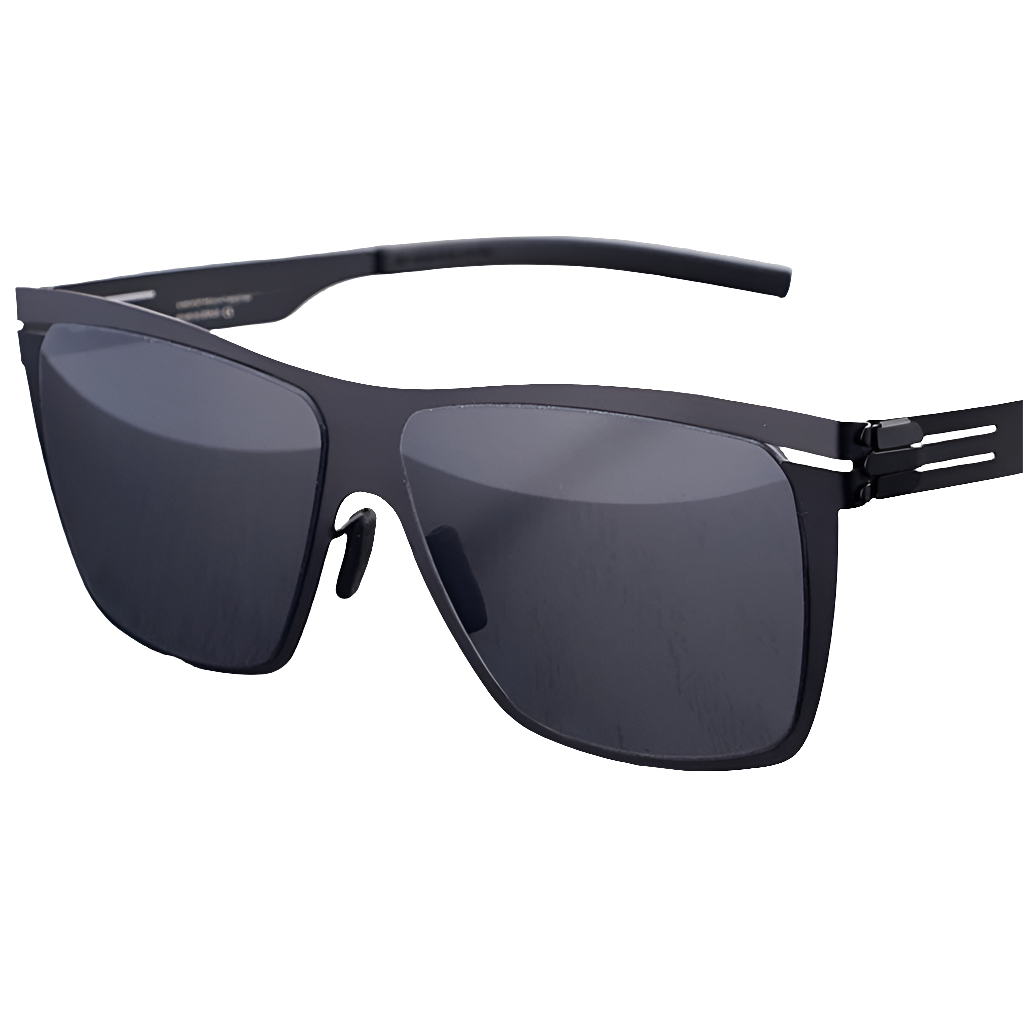German Screwless Oversized Sunglasses for Men Anti-ultraviolet UV400 Sunglass Women Ultralight Trendy Square Sun Glasses Male