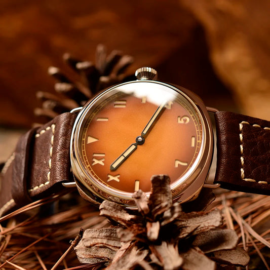 Baltany ST3600 Hand Winding Wristwatch S4009 California Sandwich Dial Waterproof 100m Luminous Italian Military Retro Men Watch