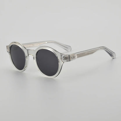 TAG Hezekiah luxury Brand vintage Polarized Sunglasses Men Women Retro round Driving Sun glasses Fashion UV400 acetate Sunglass