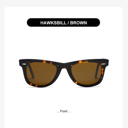 ROGBAE Tilting sunglasses men classics Glass lens Acetate sun glasses R2140 Luxury Brand Rivet Design Goggles Female sunglass