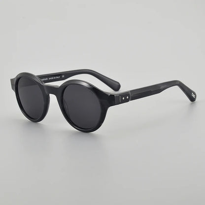 TAG Hezekiah luxury Brand vintage Polarized Sunglasses Men Women Retro round Driving Sun glasses Fashion UV400 acetate Sunglass
