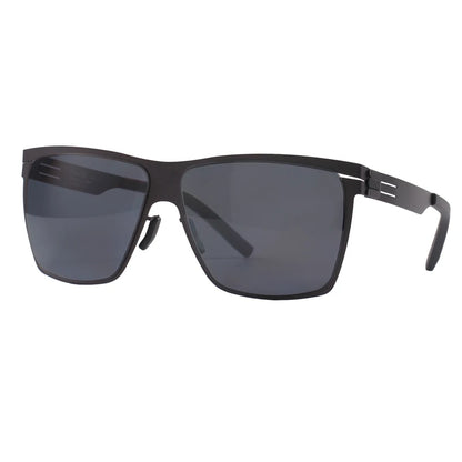 German Screwless Oversized Sunglasses for Men Anti-ultraviolet UV400 Sunglass Women Ultralight Trendy Square Sun Glasses Male