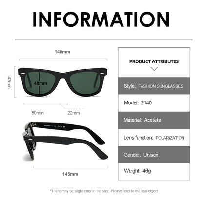 ROGBAE Tilting sunglasses men classics Glass lens Acetate sun glasses R2140 Luxury Brand Rivet Design Goggles Female sunglass