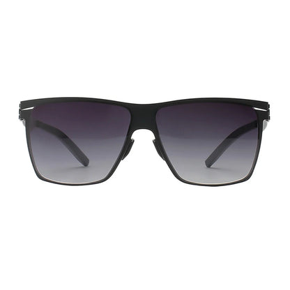German Screwless Oversized Sunglasses for Men Anti-ultraviolet UV400 Sunglass Women Ultralight Trendy Square Sun Glasses Male
