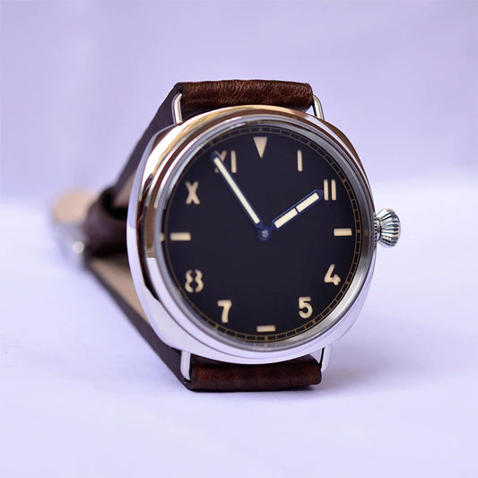 Baltany ST3600 Hand Winding Wristwatch S4009 California Sandwich Dial Waterproof 100m Luminous Italian Military Retro Men Watch