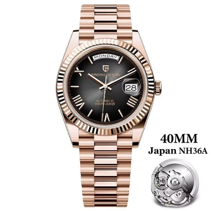 PAGANI DESIGN Watches for Man DD40 1783 Luxury Automatic Mechanical Mans Watch AR Sapphire Glass NH36A Date relogios masculino