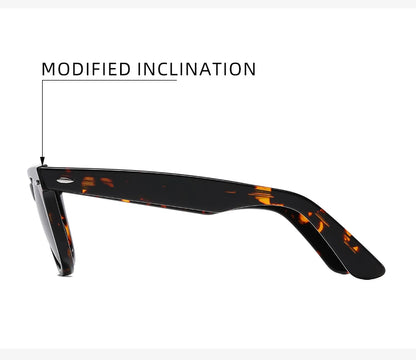 ROGBAE Tilting sunglasses men classics Glass lens Acetate sun glasses R2140 Luxury Brand Rivet Design Goggles Female sunglass